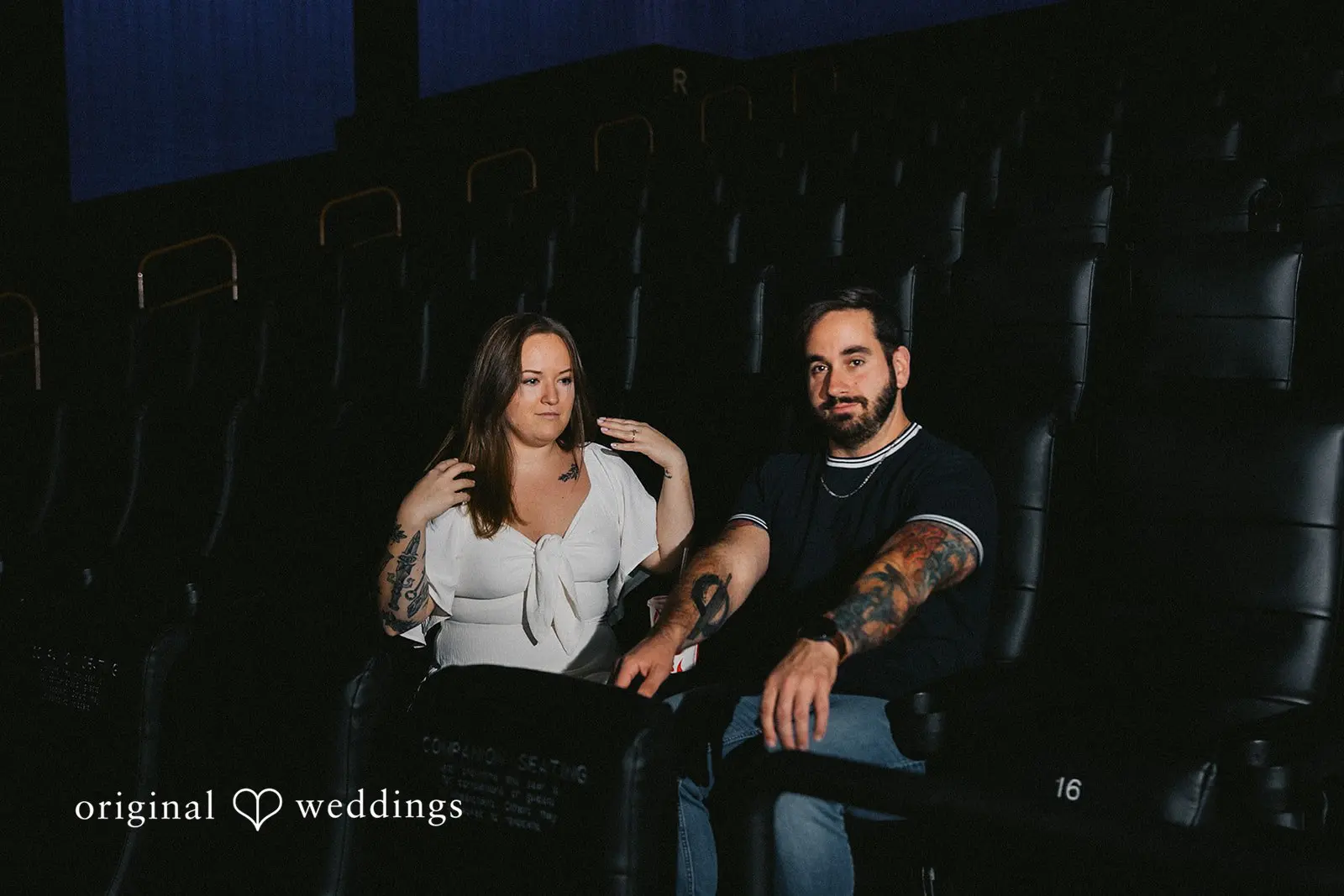 Ashley + Stephen Cinemark Tinseltown Erie Engagement // Ashley & Stephen -