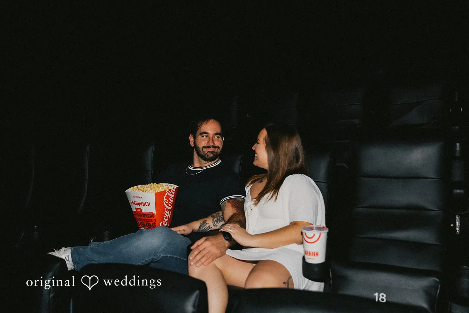 Ashley + Stephen Cinemark Tinseltown Erie Engagement // Ashley & Stephen -