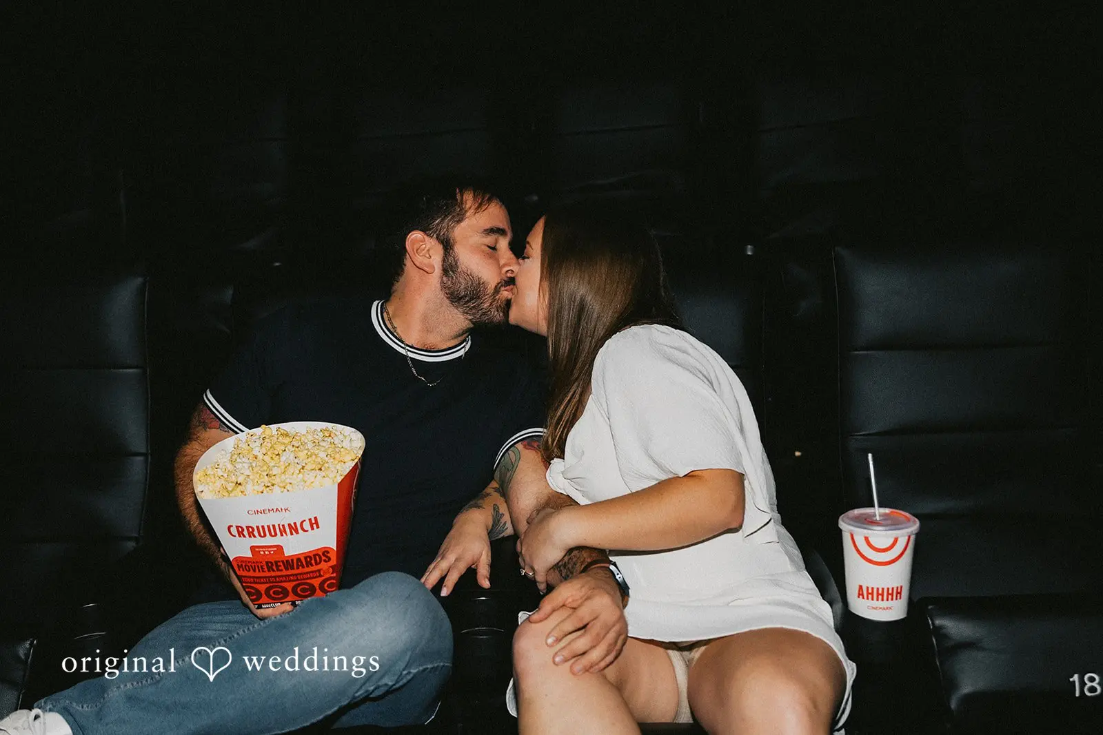 Ashley + Stephen Cinemark Tinseltown Erie Engagement // Ashley & Stephen -