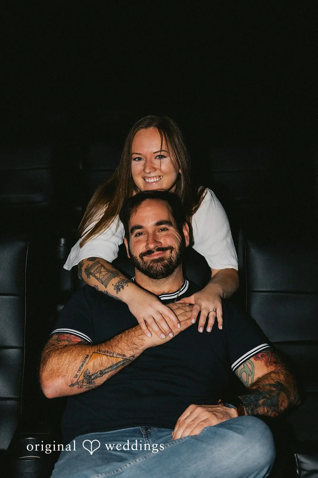 Ashley + Stephen Cinemark Tinseltown Erie Engagement // Ashley & Stephen -