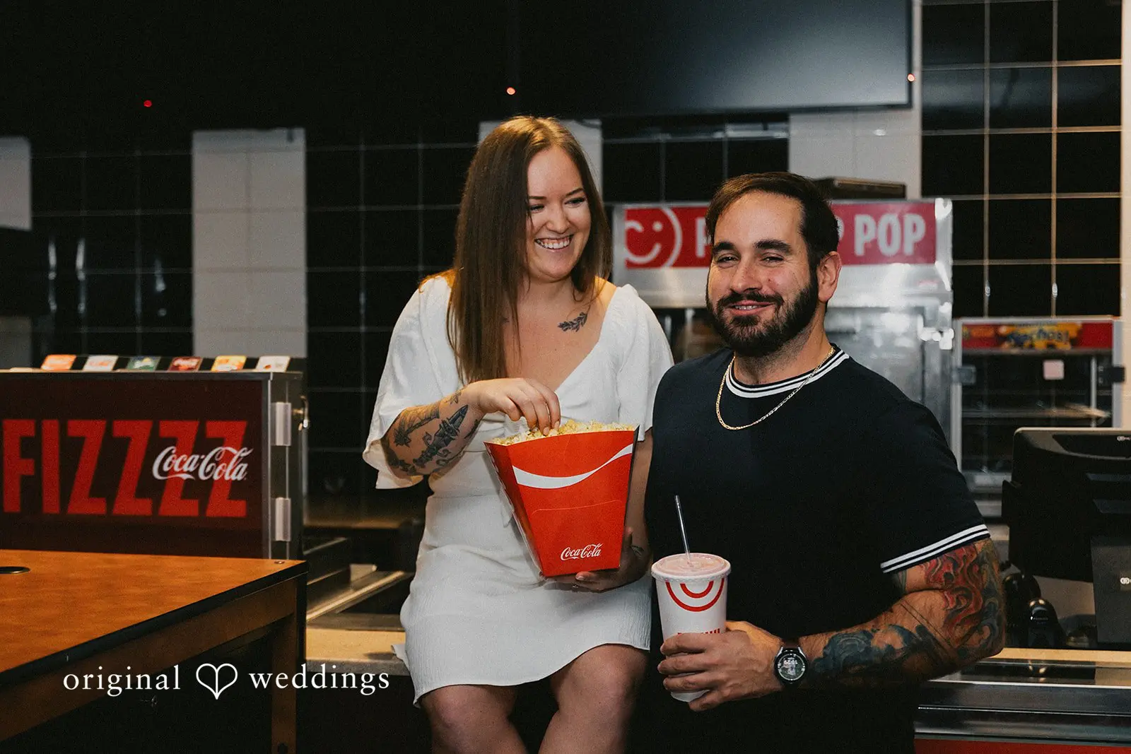 Ashley + Stephen Cinemark Tinseltown Erie Engagement // Ashley & Stephen -