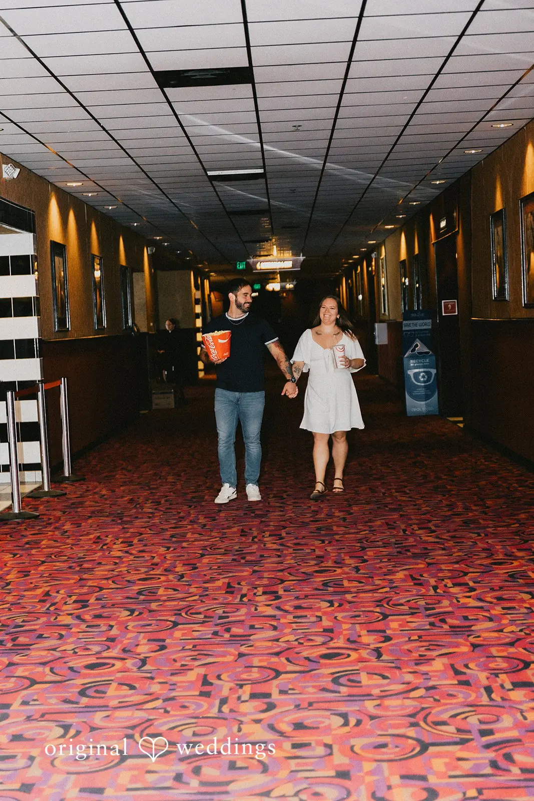 Ashley + Stephen Cinemark Tinseltown Erie Engagement // Ashley & Stephen -