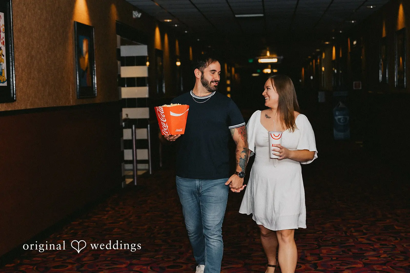 Ashley + Stephen Cinemark Tinseltown Erie Engagement // Ashley & Stephen -