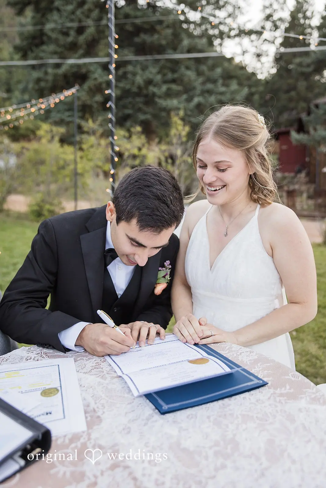 Melinda + Miguel Colorado Backyard Wedding // Melinda & Miguel -
