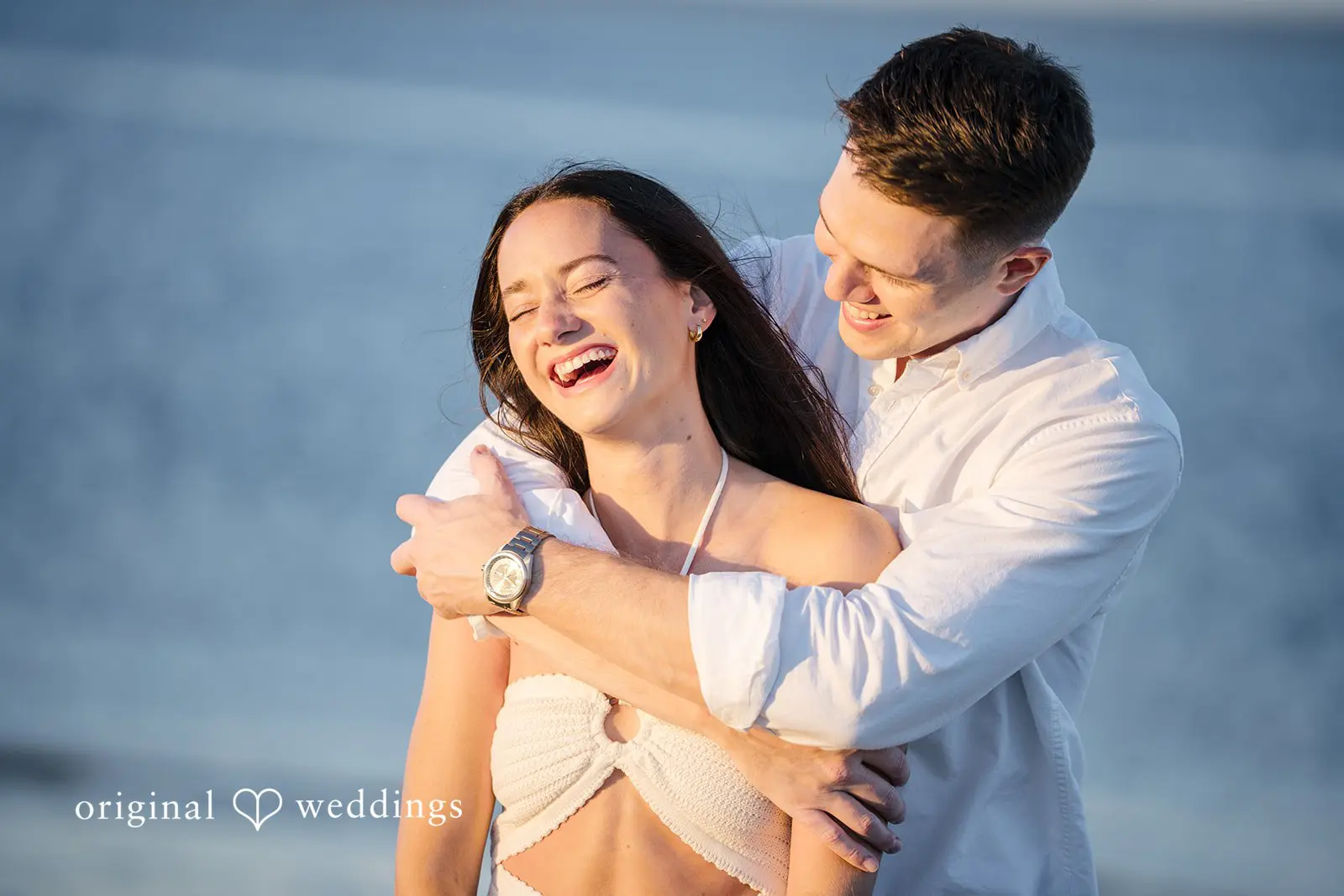 Adela + Patrick Crane Beach Engagement // Adela & Patrick -