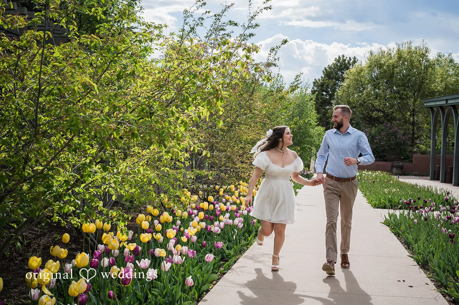 Alexandra + Sorin Denver Botanical Gardens Engagement // Alexandra & Sorin -