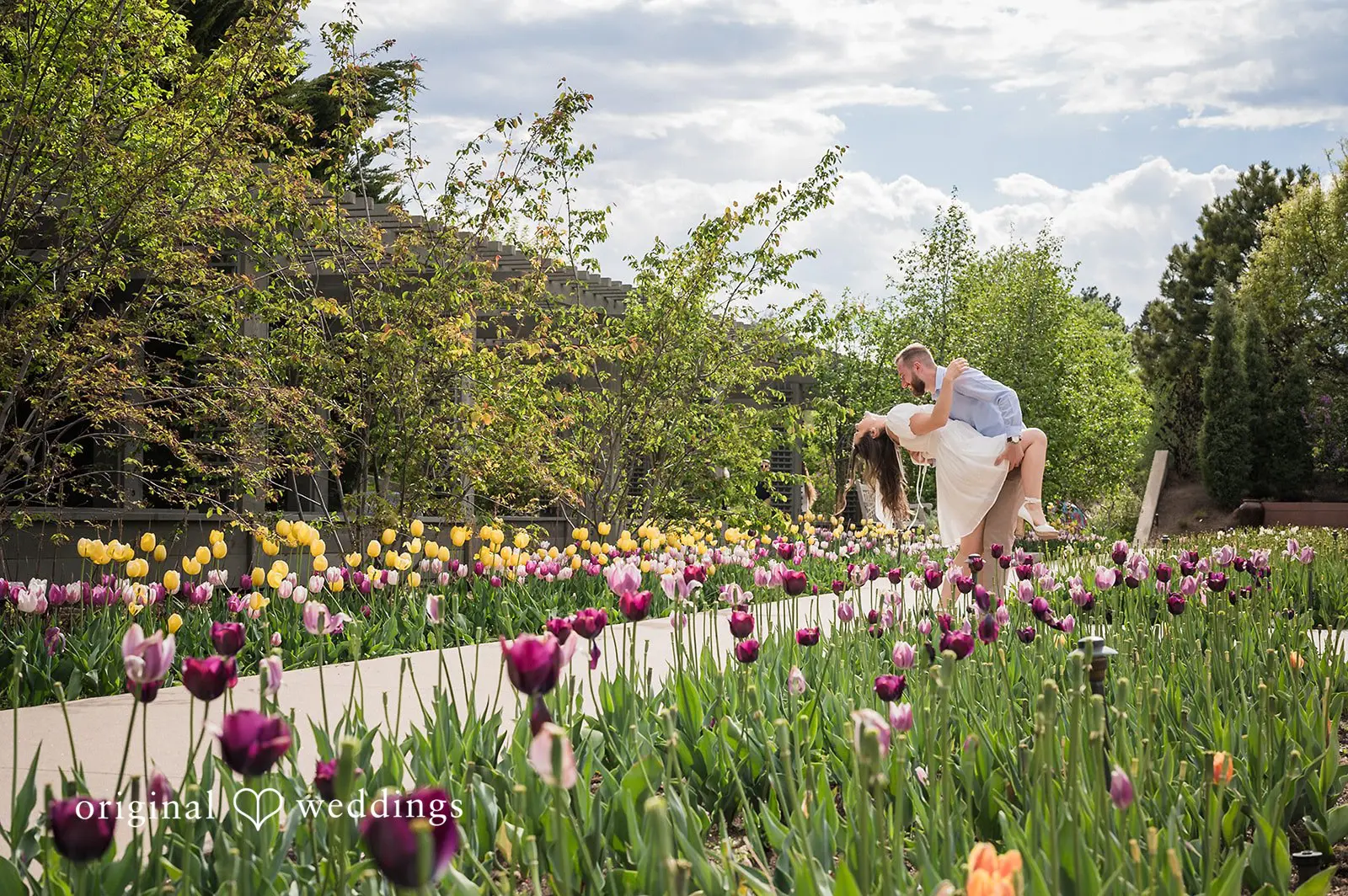 Alexandra + Sorin Denver Botanical Gardens Engagement // Alexandra & Sorin -
