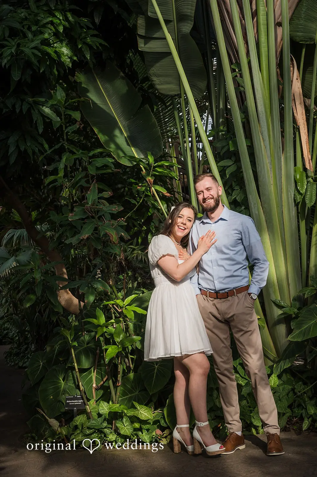 Alexandra + Sorin Denver Botanical Gardens Engagement // Alexandra & Sorin -