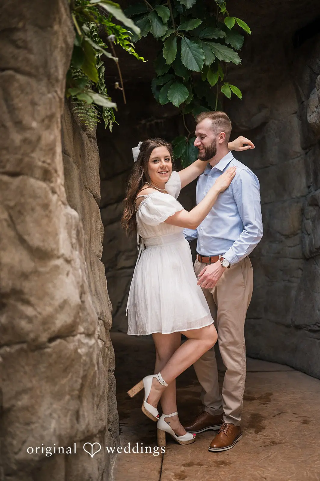 Alexandra + Sorin Denver Botanical Gardens Engagement // Alexandra & Sorin -