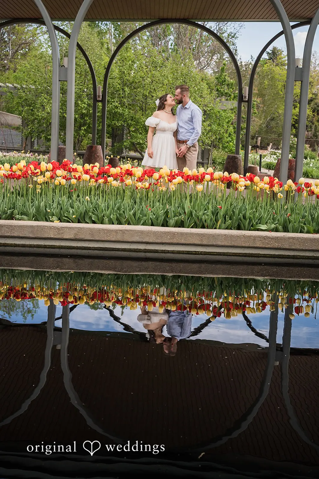 Alexandra + Sorin Denver Botanical Gardens Engagement // Alexandra & Sorin -