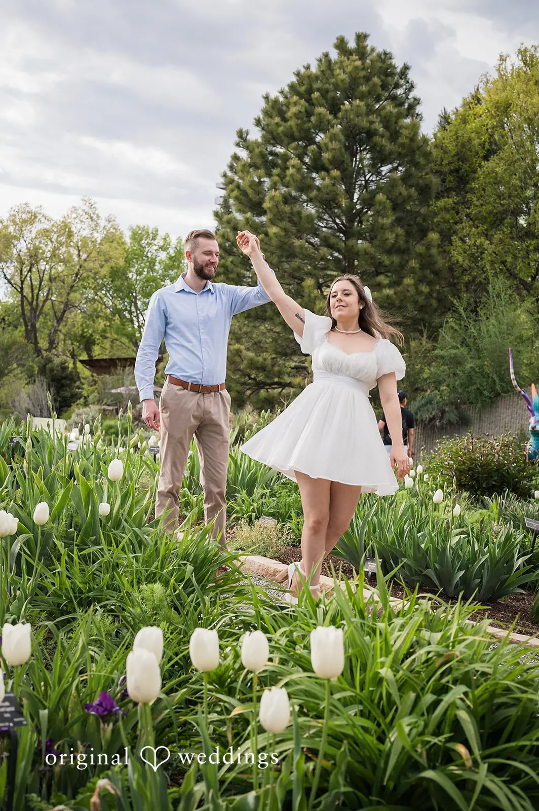 Alexandra + Sorin Denver Botanical Gardens Engagement // Alexandra & Sorin -