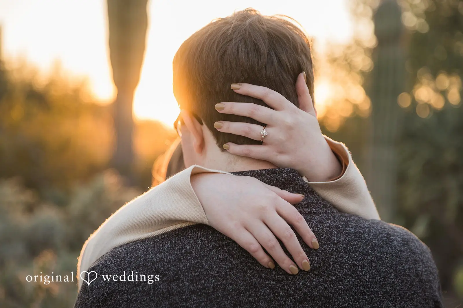 Kennedy + Chantz Desert Botanical Garden Engagement // Kennedy & Chantz -