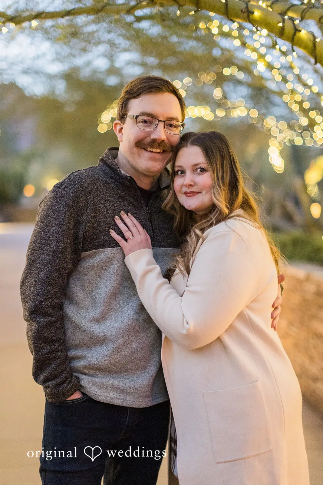 Kennedy + Chantz Desert Botanical Garden Engagement // Kennedy & Chantz -