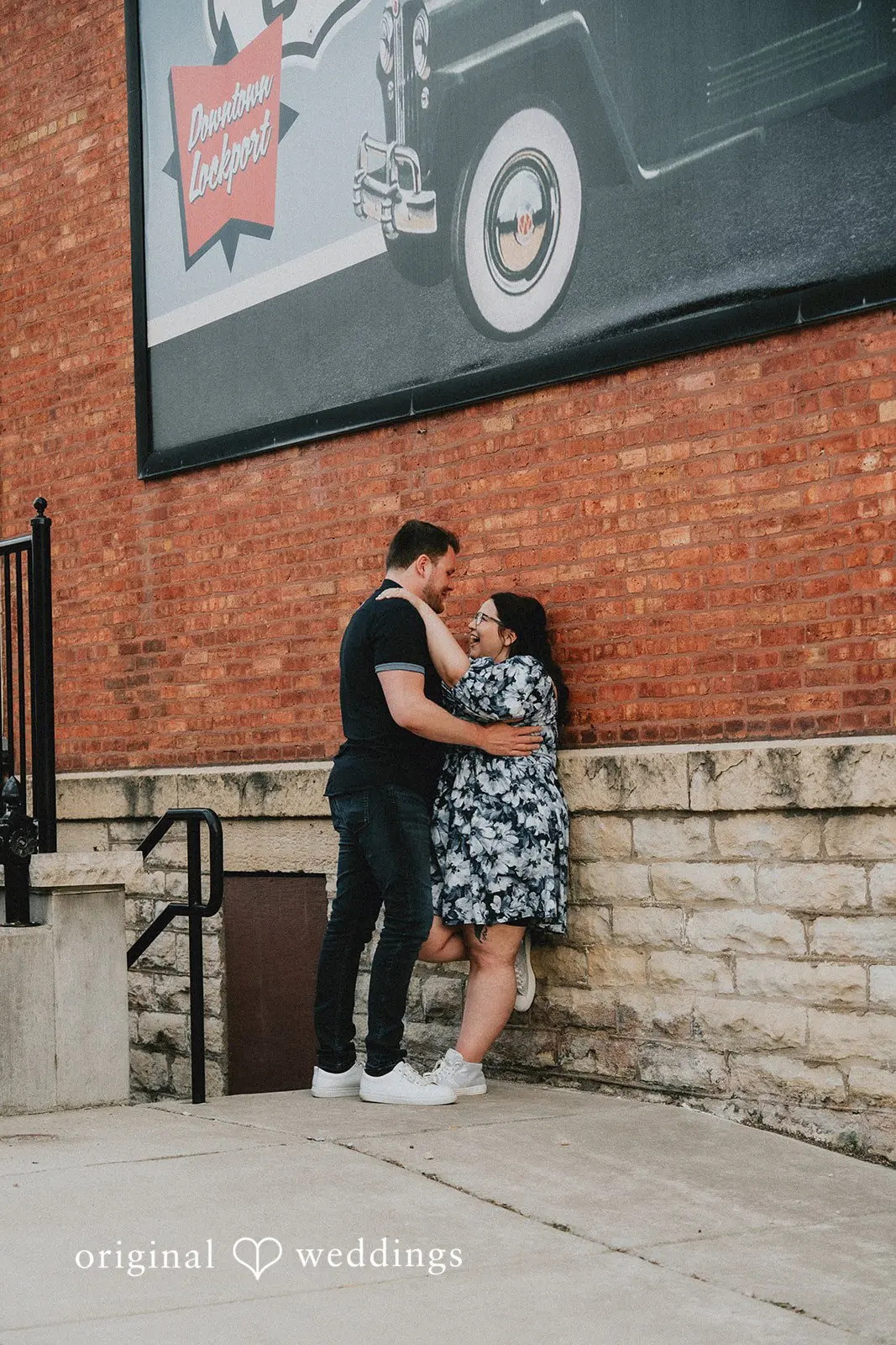 Downtown Lockport Engagement // Sara & Alexander -