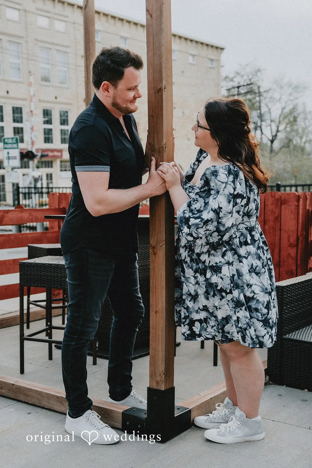 Downtown Lockport Engagement // Sara & Alexander -