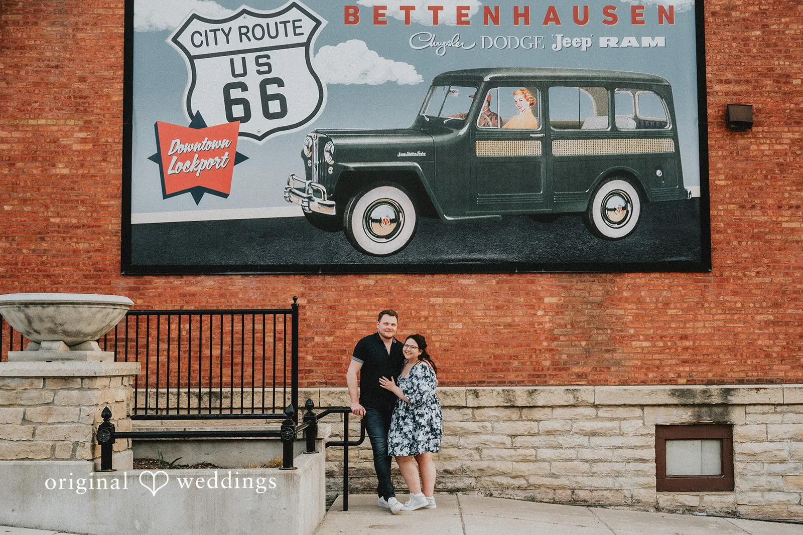 Downtown Lockport Engagement // Sara & Alexander -