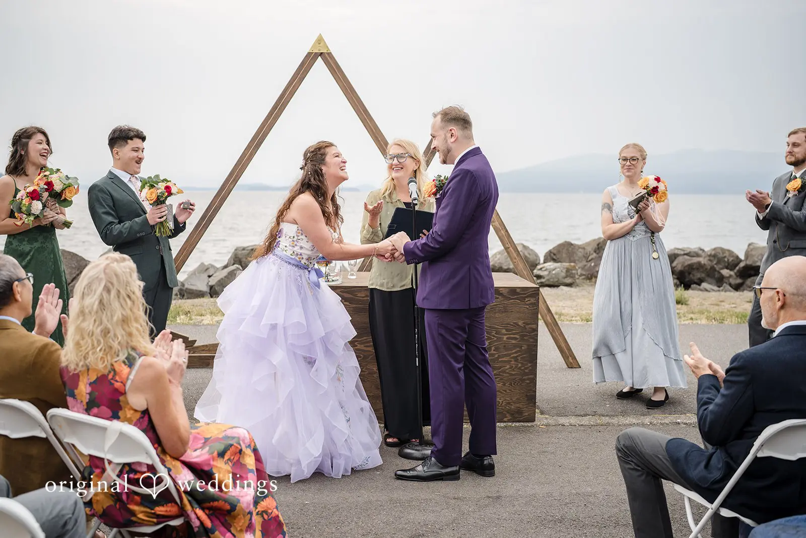 Adam + Danielle Fishermen's Pavilion at Zuanich Park Wedding // Adam & Danielle -