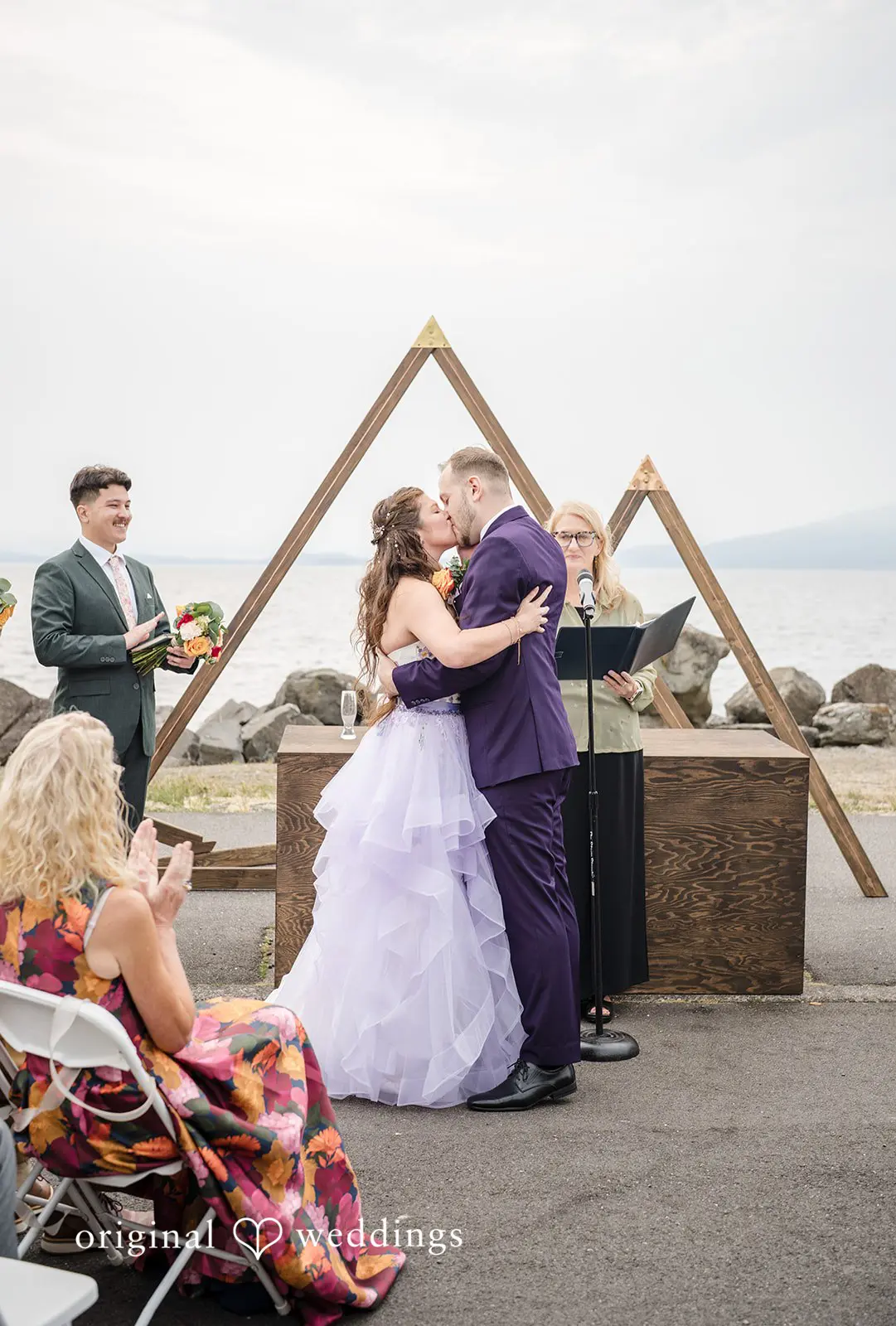 Adam + Danielle Fishermen's Pavilion at Zuanich Park Wedding // Adam & Danielle -