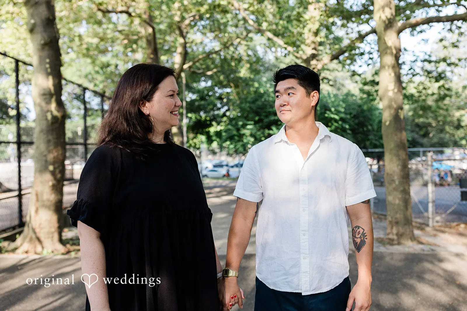 Katherine + Victor Forest Park in Woodhaven, Queen Engagement // Katherine & Victor -