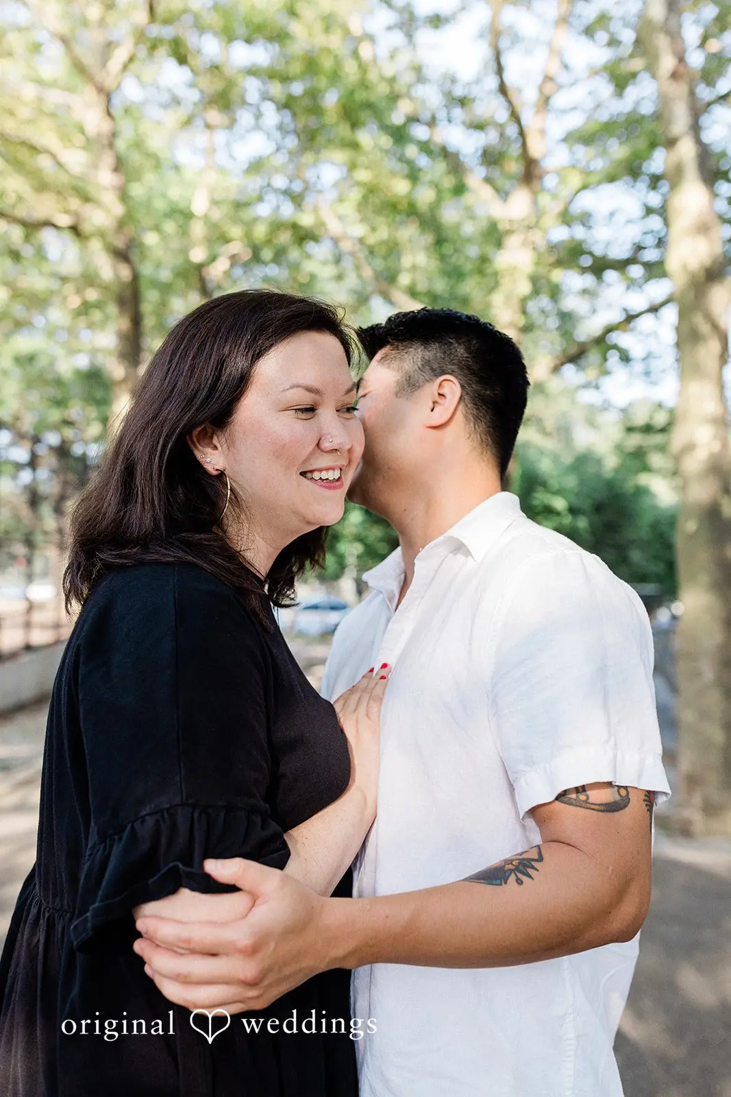 Katherine + Victor Forest Park in Woodhaven, Queen Engagement // Katherine & Victor -