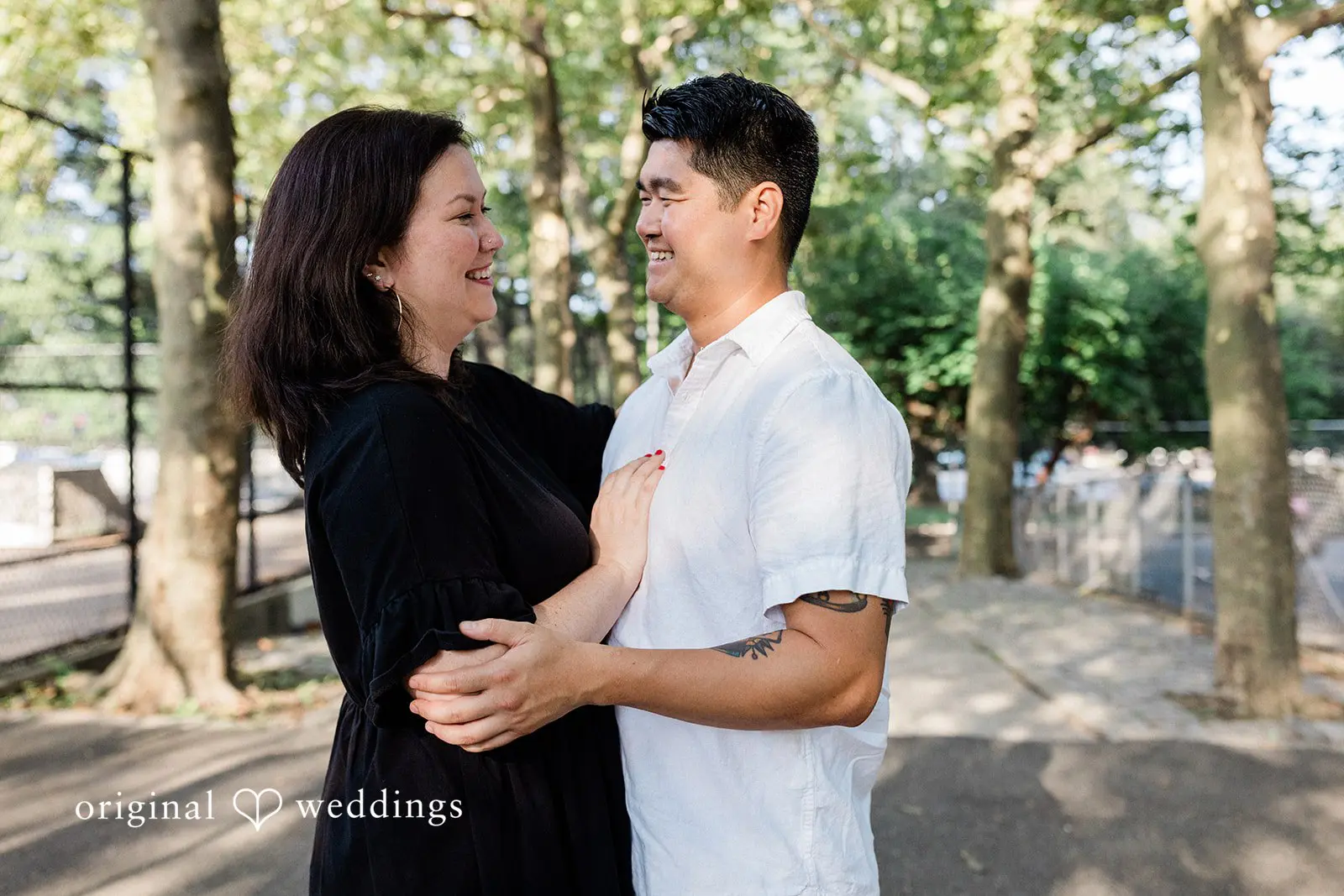 Katherine + Victor Forest Park in Woodhaven, Queen Engagement // Katherine & Victor -