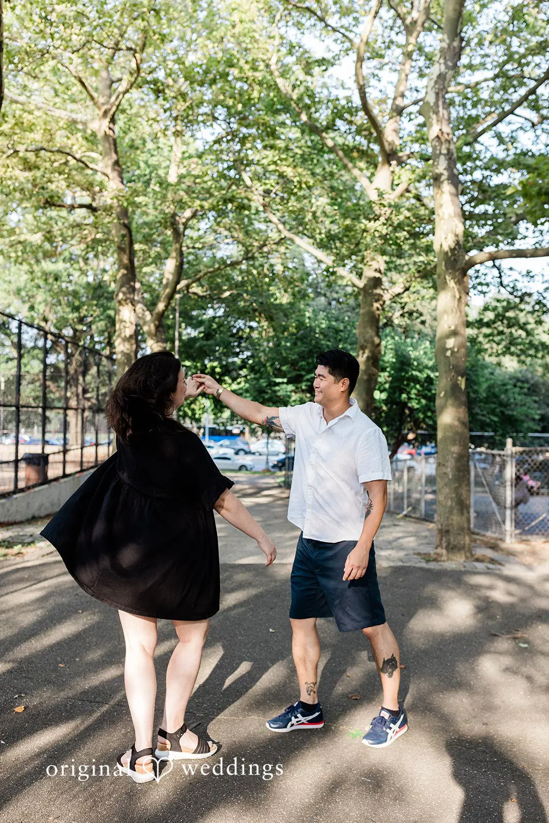 Katherine + Victor Forest Park in Woodhaven, Queen Engagement // Katherine & Victor -