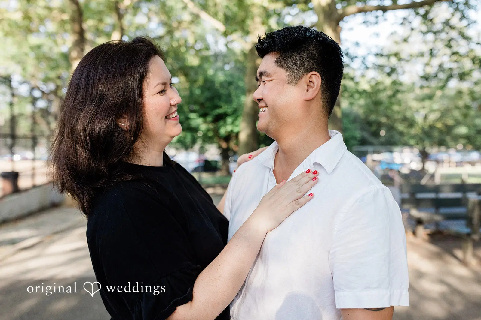 Katherine + Victor Forest Park in Woodhaven, Queen Engagement // Katherine & Victor -