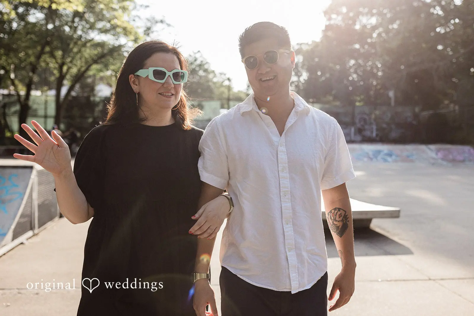 Katherine + Victor Forest Park in Woodhaven, Queen Engagement // Katherine & Victor -