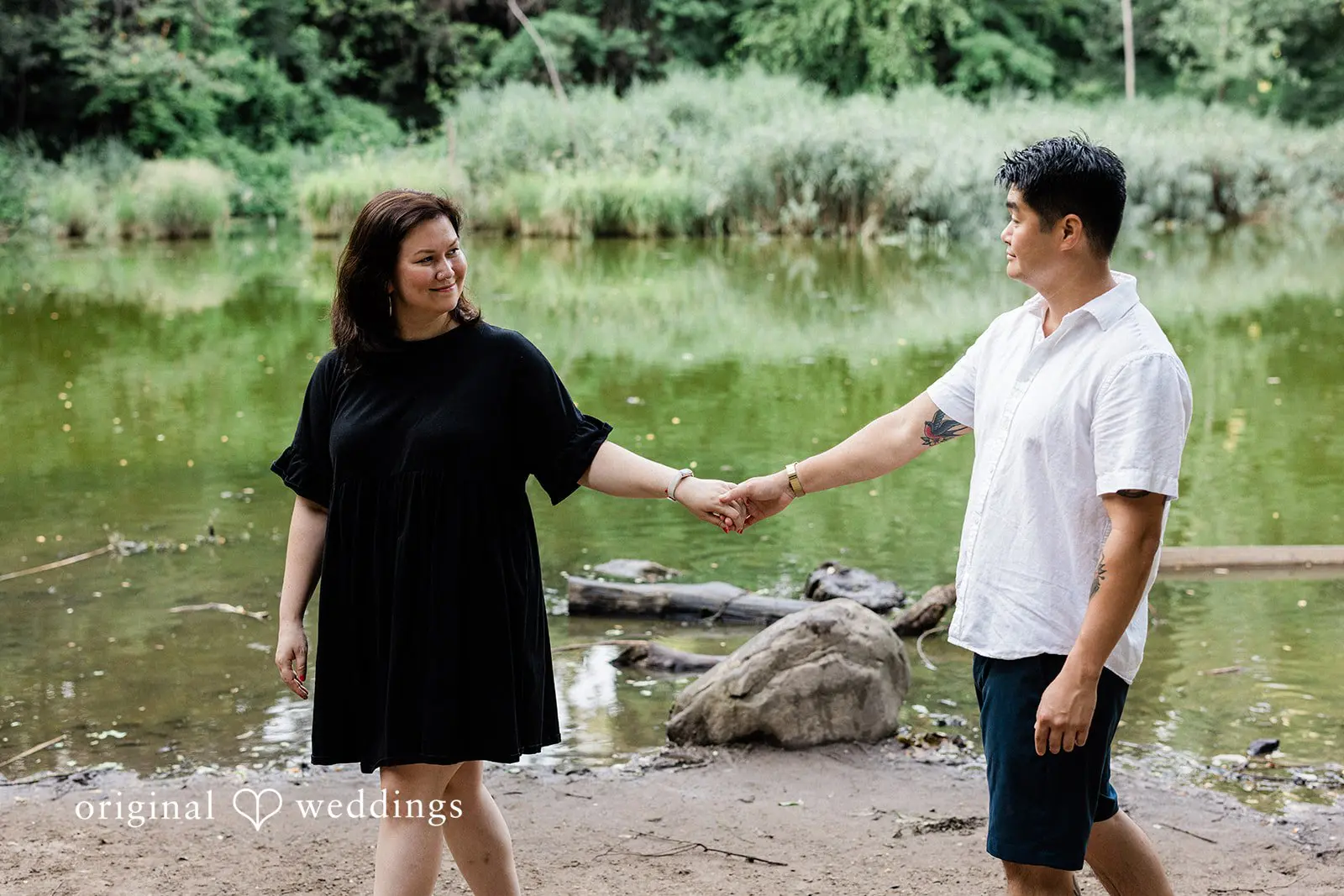 Katherine + Victor Forest Park in Woodhaven, Queen Engagement // Katherine & Victor -