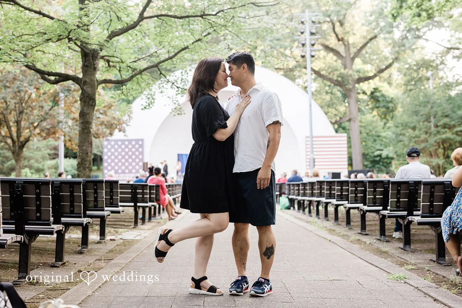 Katherine + Victor Forest Park in Woodhaven, Queen Engagement // Katherine & Victor -
