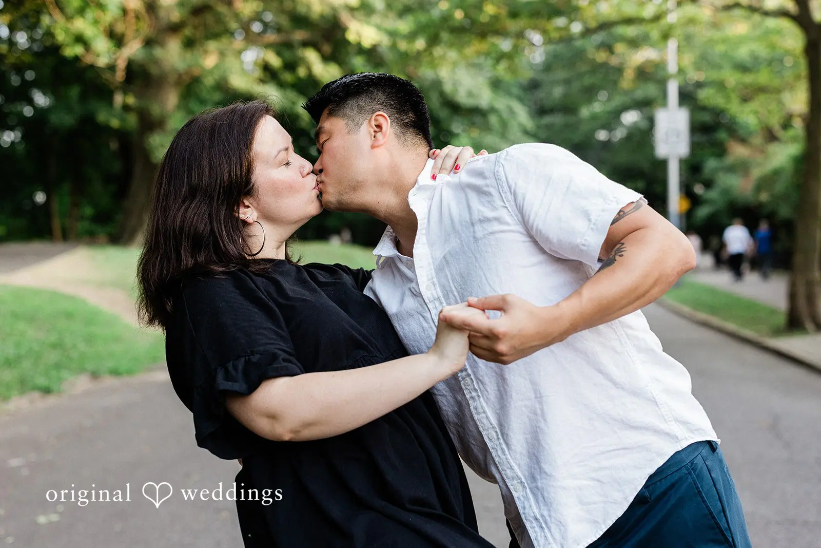 Katherine + Victor Forest Park in Woodhaven, Queen Engagement // Katherine & Victor -