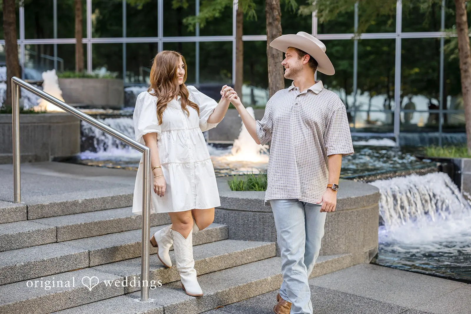 Fountain Place Engagement // Morgan & Ryan -