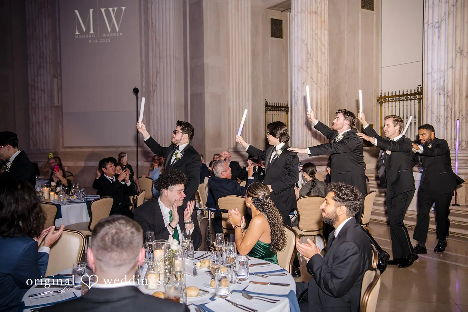 Mahoro + Warren Franklin Institute Wedding // Mahoro & Warren -