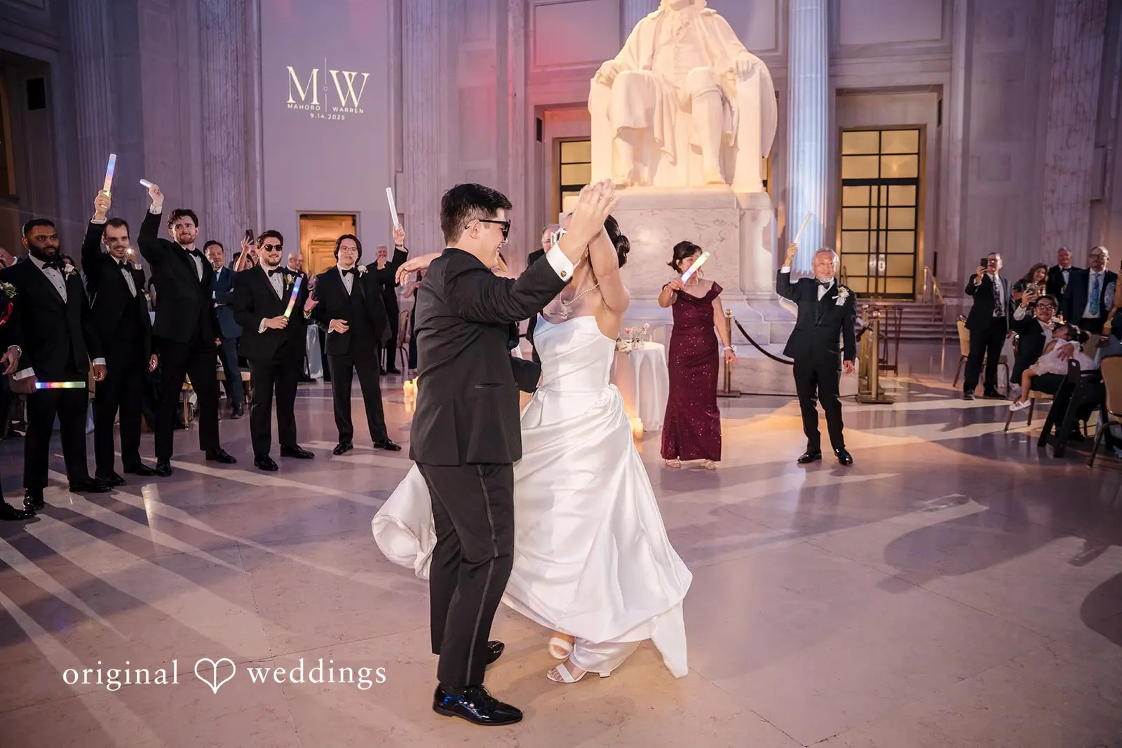 Mahoro + Warren Franklin Institute Wedding // Mahoro & Warren -