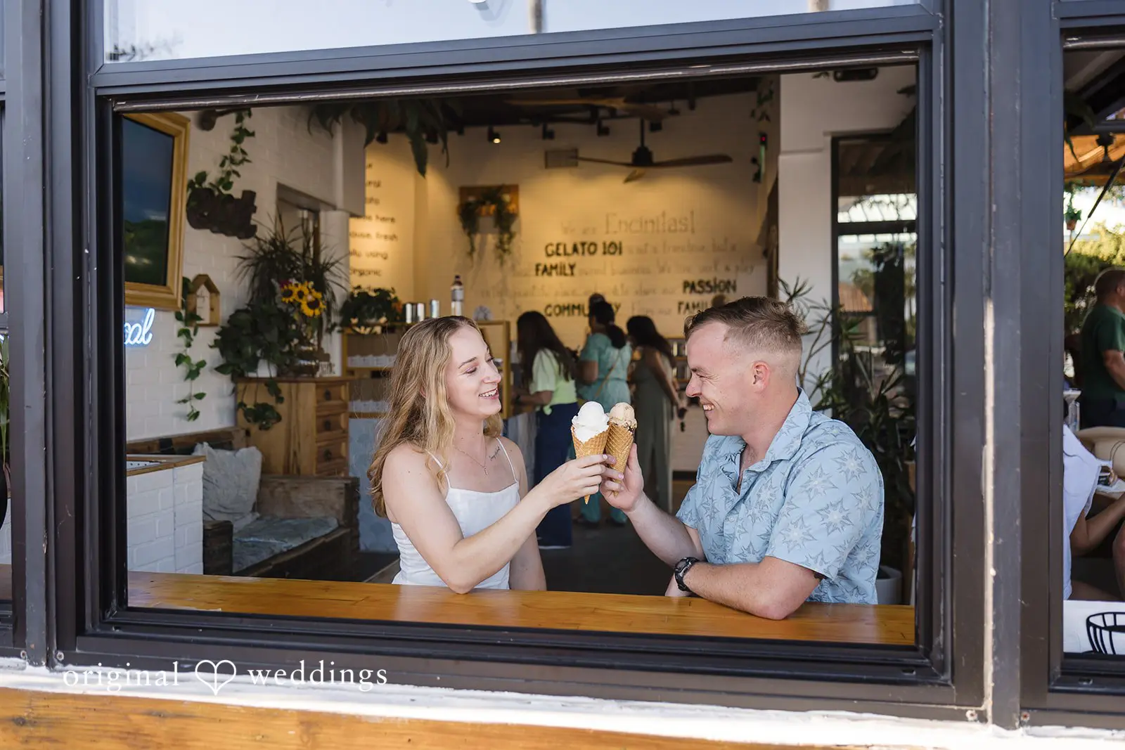 Amber + Scotty Gelato 101 Engagement // Amber & Scotty -