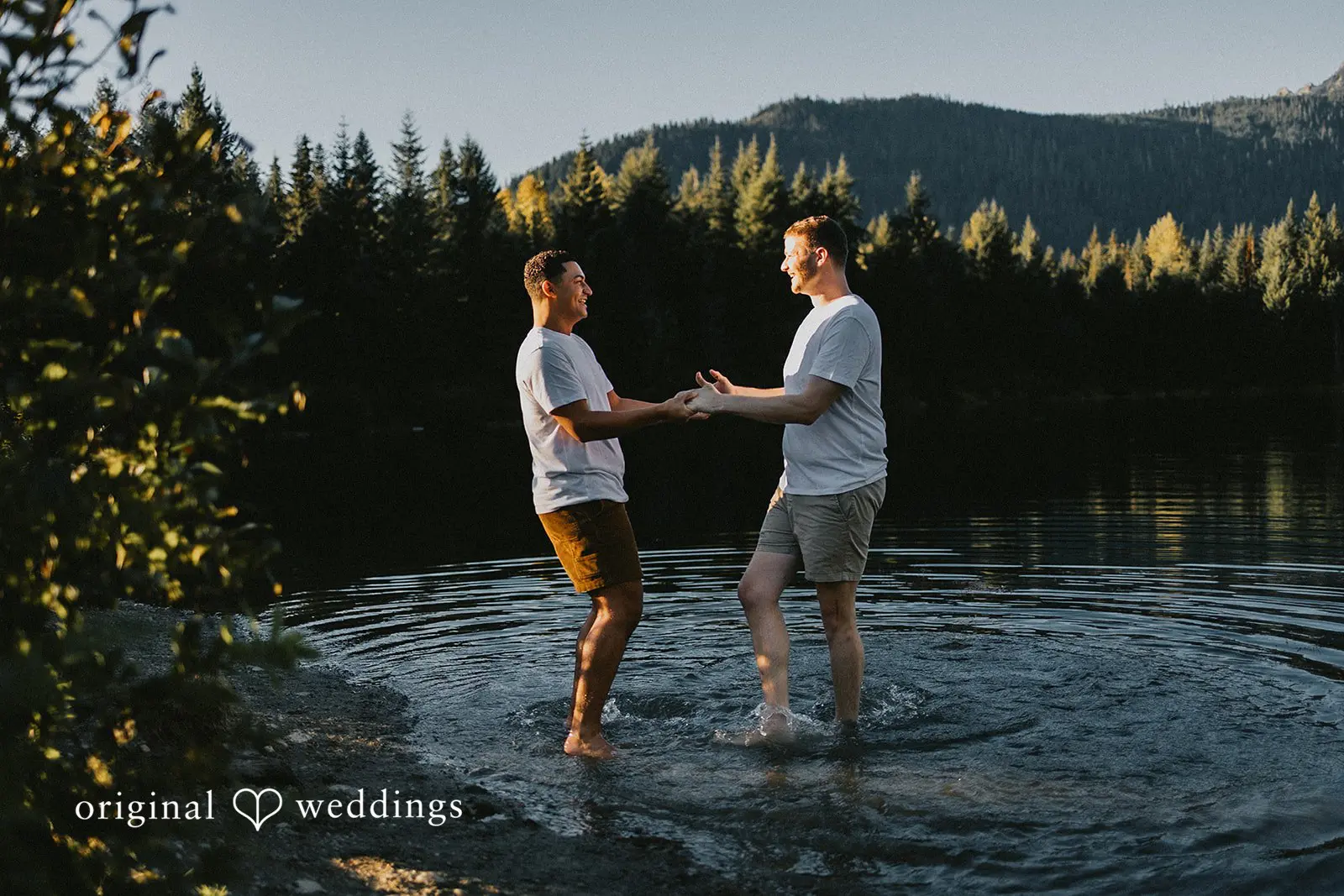 Quinten + Connor Gold Creek Pond Engagement // Quinten & Connor -