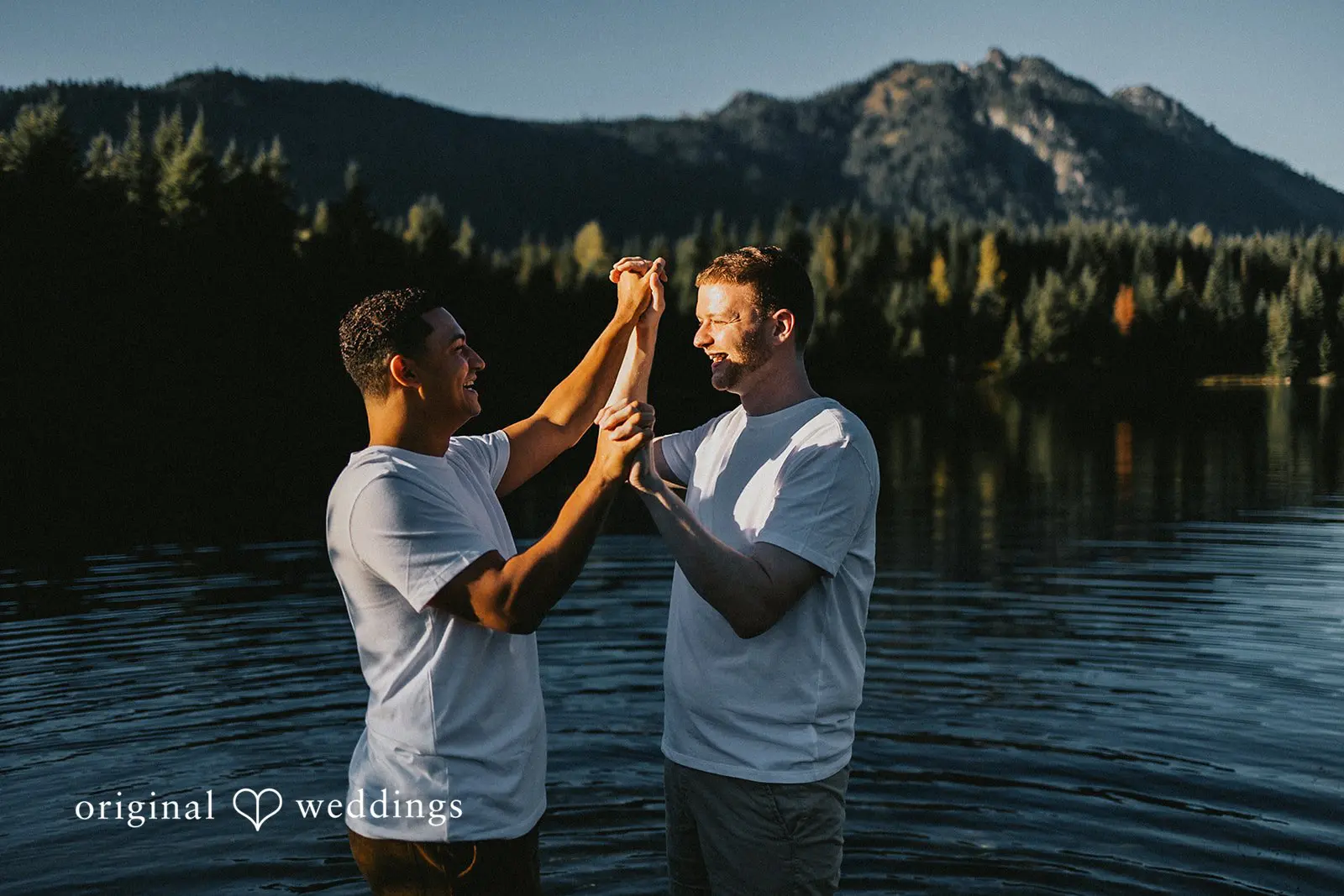 Quinten + Connor Gold Creek Pond Engagement // Quinten & Connor -