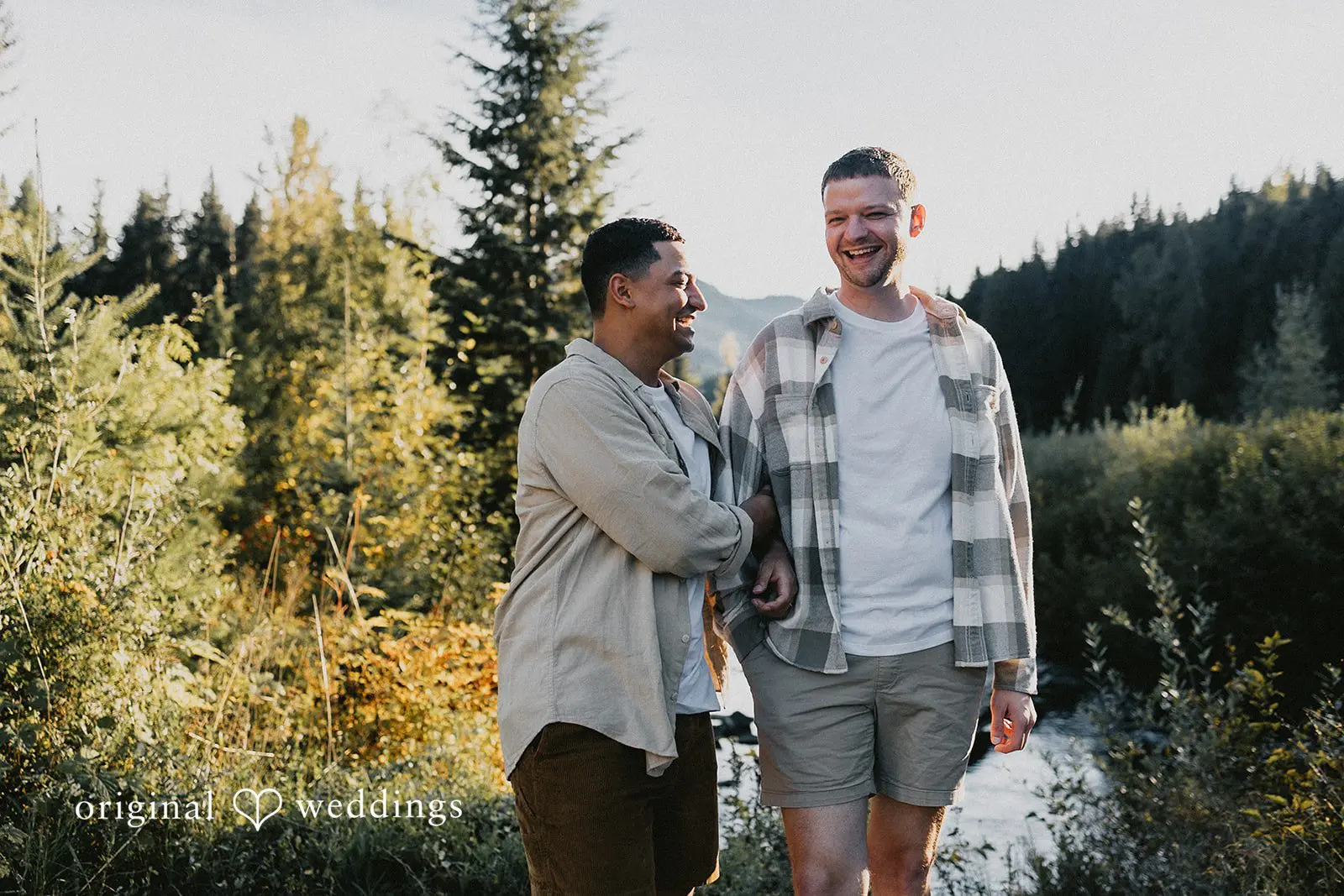 Quinten + Connor Gold Creek Pond Engagement // Quinten & Connor -