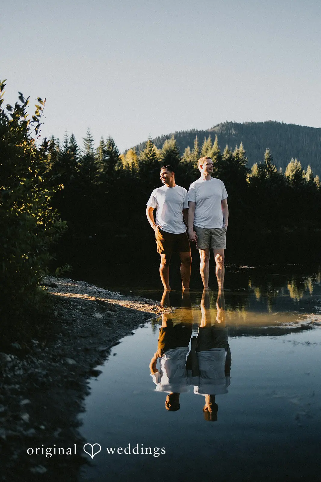 Quinten + Connor Gold Creek Pond Engagement // Quinten & Connor -