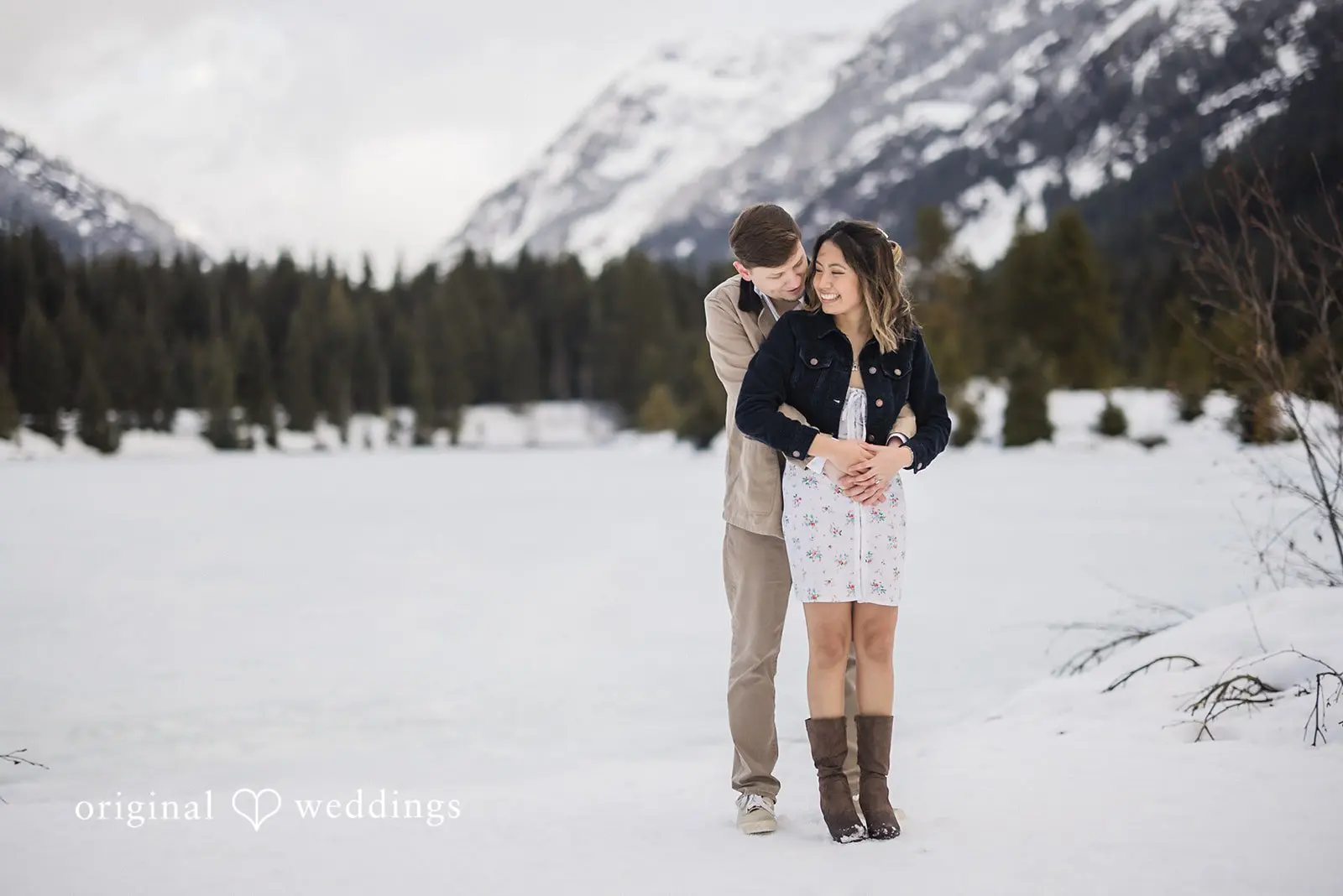 Yisel + Reece Gold Creek Pond Engagement // Yisel & Reece -