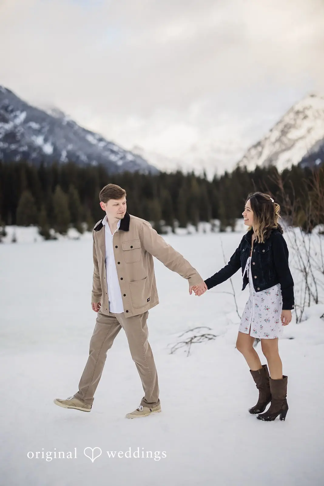 Yisel + Reece Gold Creek Pond Engagement // Yisel & Reece -