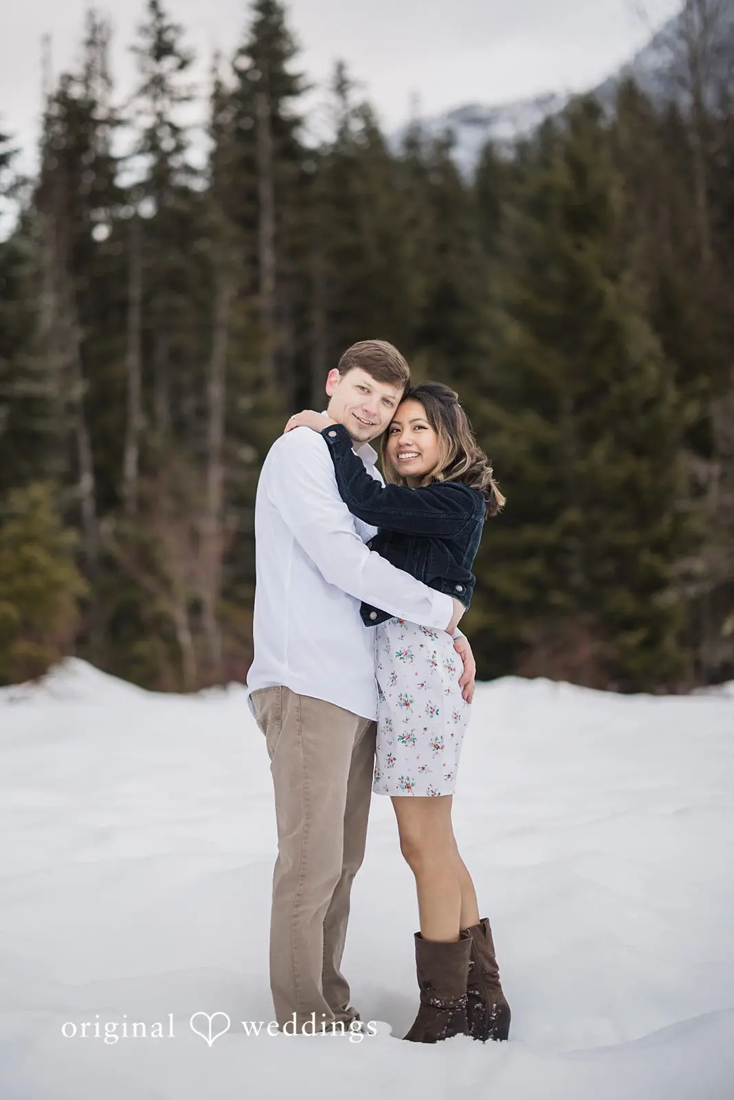 Yisel + Reece Gold Creek Pond Engagement // Yisel & Reece -