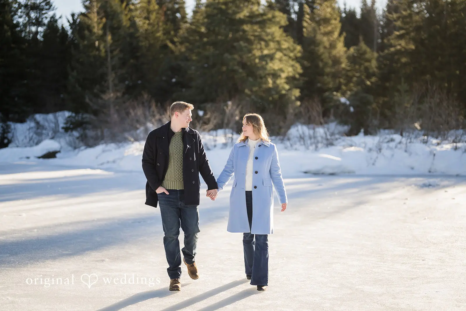Elizabeth + Andrew Gold Creek Pond Trailhead Engagement // Elizabeth & Andrew -