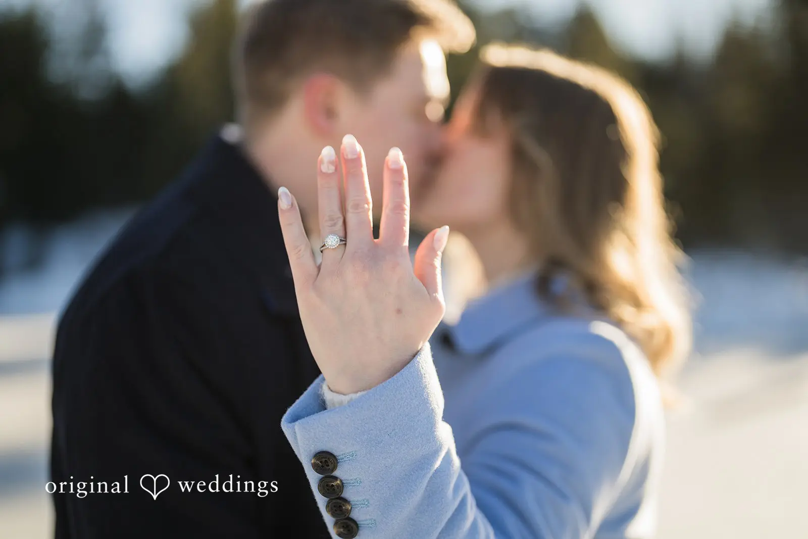 Elizabeth + Andrew Gold Creek Pond Trailhead Engagement // Elizabeth & Andrew -