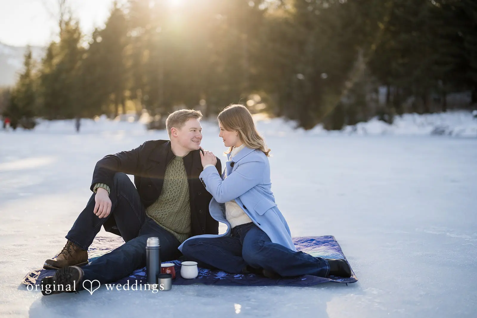 Elizabeth + Andrew Gold Creek Pond Trailhead Engagement // Elizabeth & Andrew -