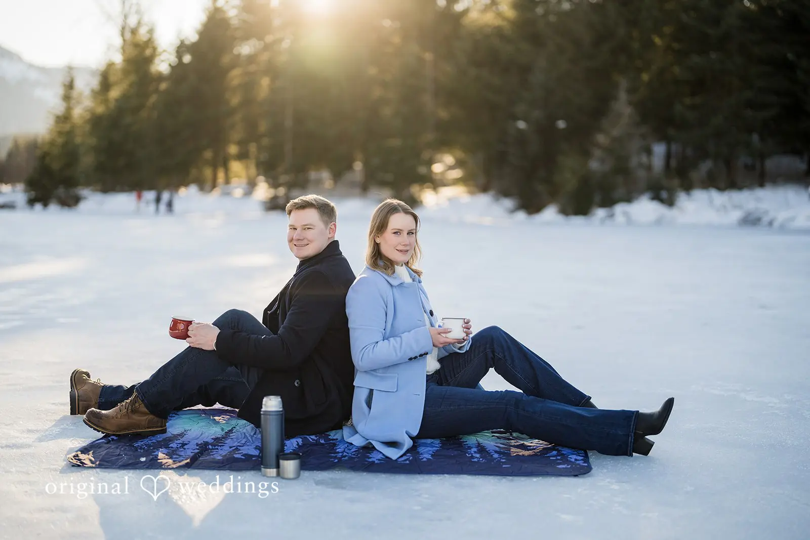 Elizabeth + Andrew Gold Creek Pond Trailhead Engagement // Elizabeth & Andrew -