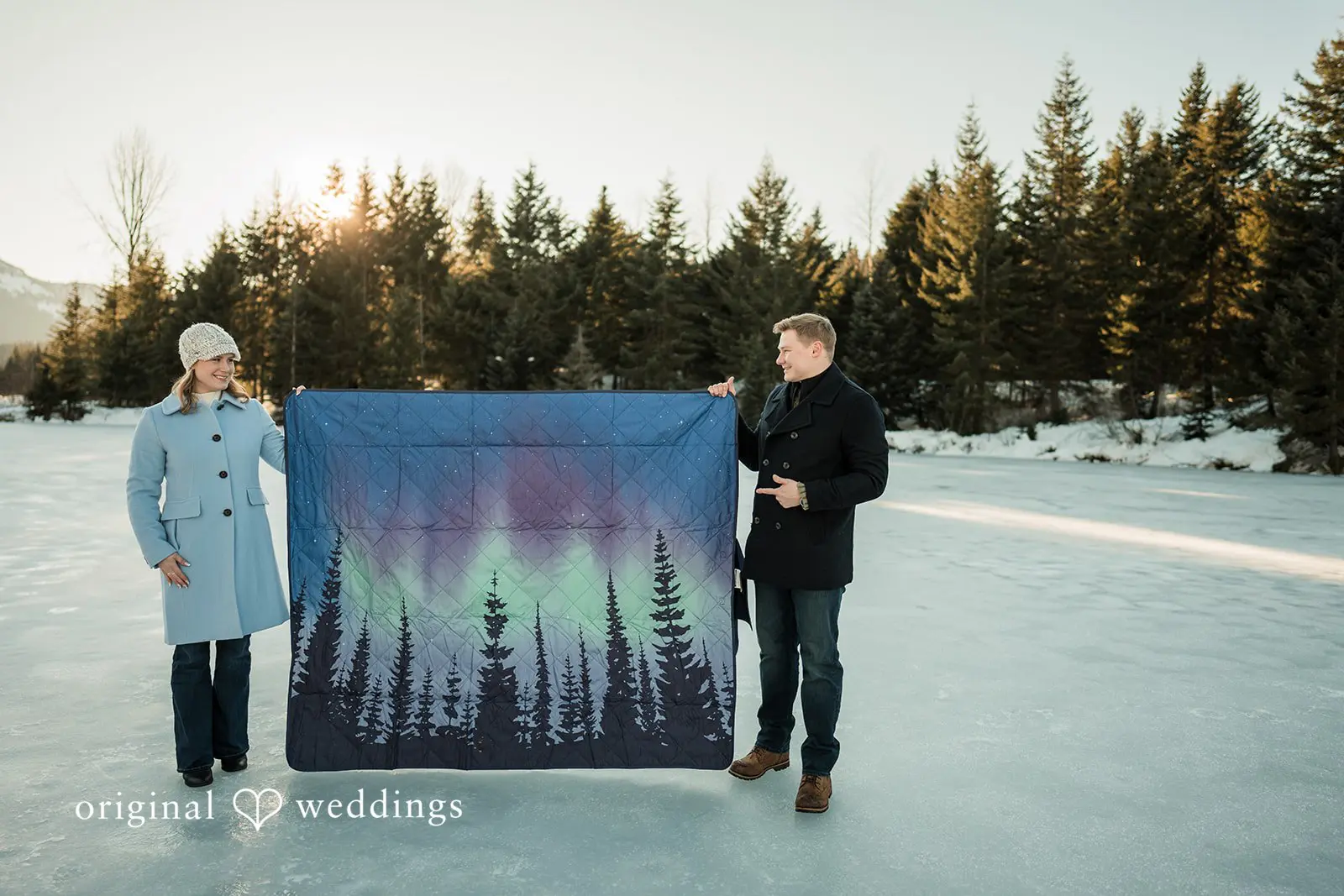 Elizabeth + Andrew Gold Creek Pond Trailhead Engagement // Elizabeth & Andrew -