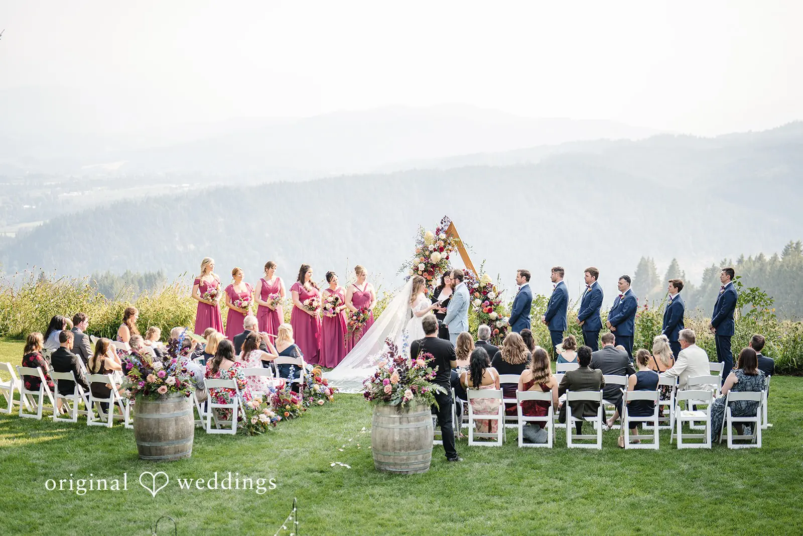 Becca + Ryan Gorge Crest Vineyards Wedding // Becca & Ryan -