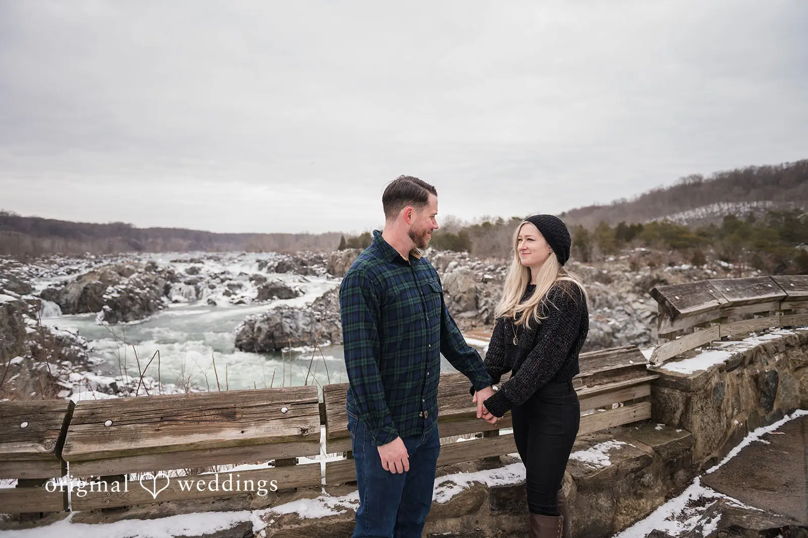 Alexandra + Brian Great Falls National Park Engagement // Alexandra & Brian -