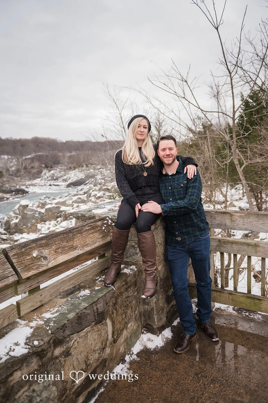Alexandra + Brian Great Falls National Park Engagement // Alexandra & Brian -